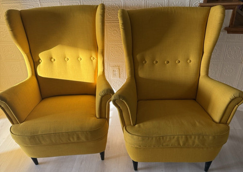 Ikea strandmon yellow - ikea,