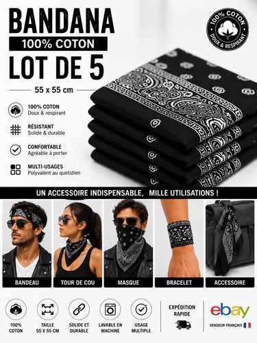Pack lot bandana - pack, foulard