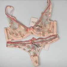 Agent Provocateur Fraise Set 36B/3 NWT