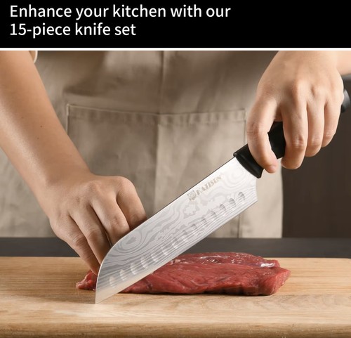 Couteaux japonais acier - 15, en
