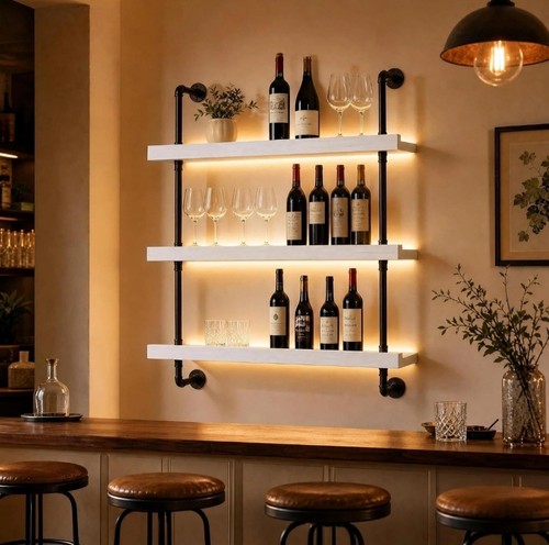 Tier wall mounted wine rack - wine,