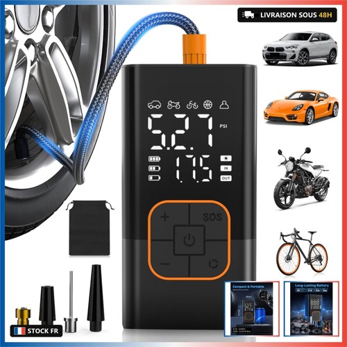 Gonfleur pneus voiture sans - gonfleur,