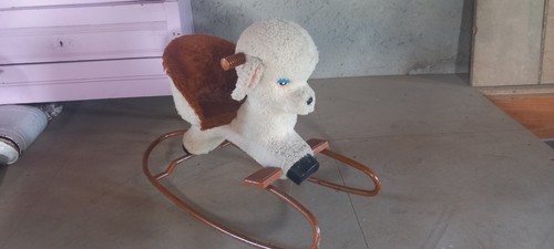 Jouet vintage mouton bascule - mouton, a