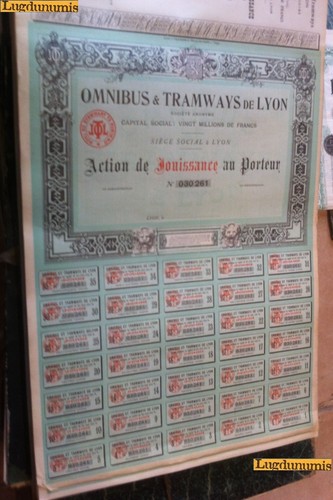 Omnibus tramways de lyon - omnibus,