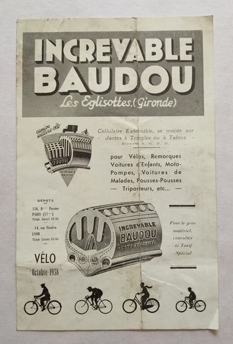 Original french brochure tarif - french,
