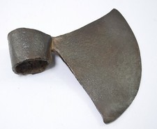 Rare Hache En Fer Antique Indienne De Collection En Bois Robuste. I73-79 US