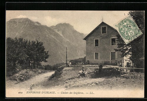 Cpa seiglières châlets des - cpa,
