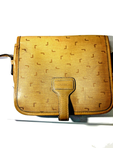 Lancel vintage coated - lancel, canvas