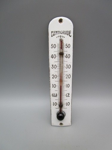 Thermomètre ancien émaillé