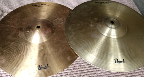 Pair pearl hat cymbals - pair,
