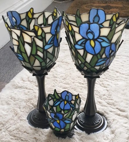 Partylite iris lamp candle - lamp,