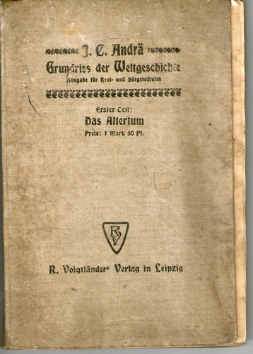 Grundriss der weltgeschichte - grundriss,