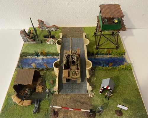 Diorama ww2 32 frontier - diorama, ww2,