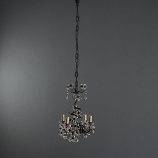 Lustre Ancien Métal Tôle 4