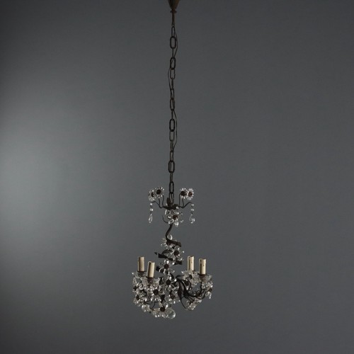 Lustre ancien métal - lustre,