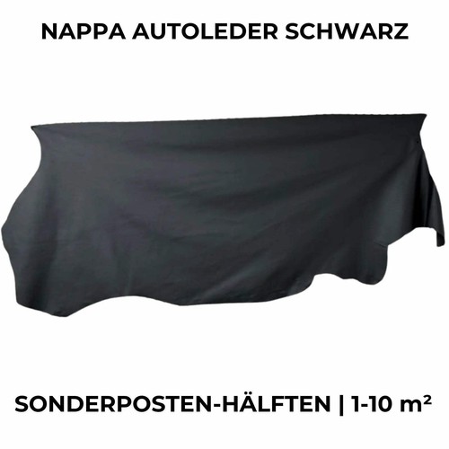Nappa cuir noir - noir, autoleder