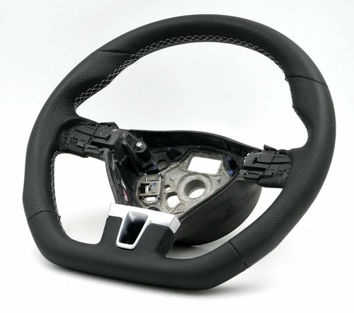 Volant tuning noir aplati - volant,