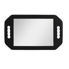 Grand miroir à main avec