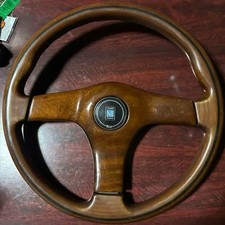 Volant bois Nardi Gara3 Type3 OEM avec bouton klaxon d'occasion