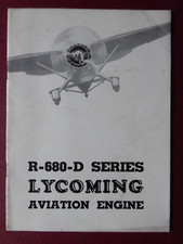 BROCHURE LYCOMING AVIATION ENGINE R-680-D SERIES STINSON RELIANT STEARMAN