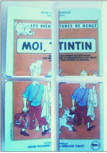 Tintin telecarte puzzle - tintin,