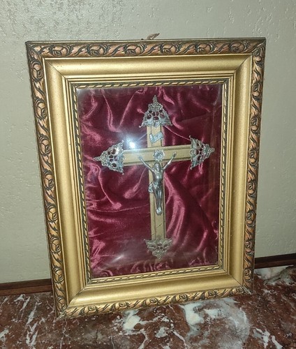 Cadre verre bombé religieux - verre,