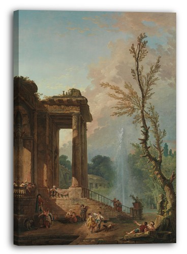 Toile cadres hubert robert - toile/cadres,