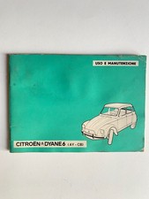 MC536 USE AND MAINTENANCE MANUAL CITROEN DYANE 6 (AY - CB) - CAR/CAR 75