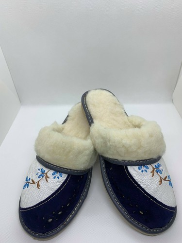 Pantoufles femmes cuir - pantoufles, en