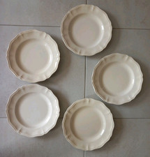 5 ASSIETTES PLATES ANCIENNES
