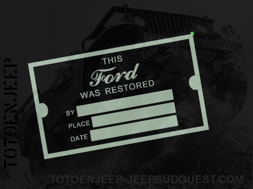 Plaquette label plaque - label,