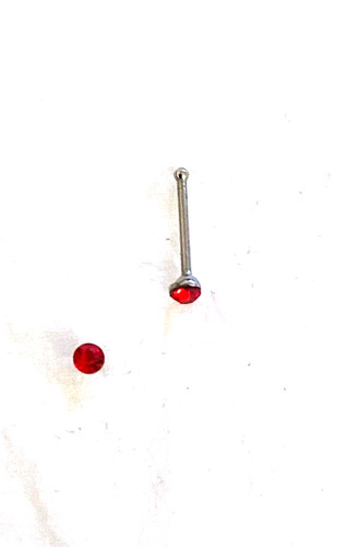 Piercing droit nez brillant - droit,