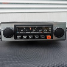 BLAUPUNKT Frankfurt 70er Classic Oldtimer Autoradio 1976 +Halterung -geprüft TOP