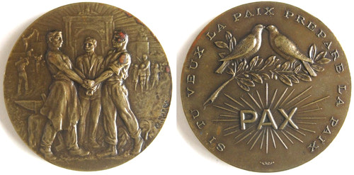 Médaille bronze pax si tu - médaille,