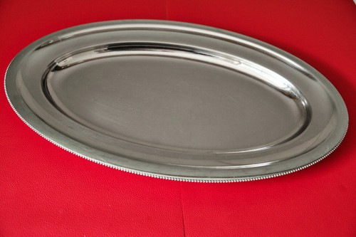 Grand plat service orfèvrerie
