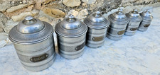 VINTAGE LOT DE 6 POTS EPICES