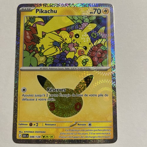 Carte pokemon pikachu - pokemon,