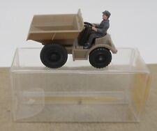 WIKING #657 HO 1/87 PUBLIC WORKS TRACTOR DUMPER CONSTRUCTION MACHINE + DRIVER