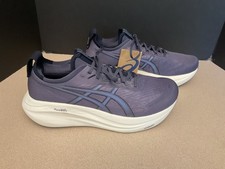 New! Mens Asics Gel-Nimbus 27 Indigo Fog/Denim Blue Running Shoes. Size 13 Wide.