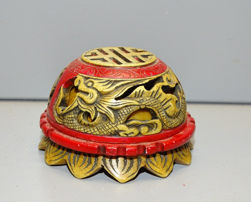 Ancien brule encens pierre - -ancien,