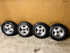 MINI 4 SPOKE ALLOY WHEEL 4.5" x 12" REVOLUTION ALLOY WHEEL SET TYRE SET