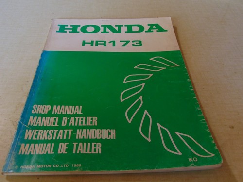 Manuel atelier tondeuse - atelier,