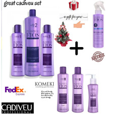 GREAT SET Cadiveu Plastica dos Fios Straightener Brazilian Keratin Treatment 