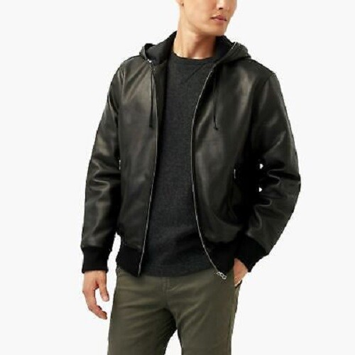 Hommes veste cuir agneau - d'agneau, /