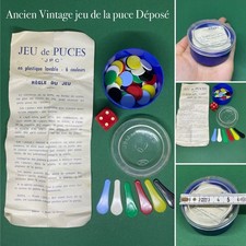 Modèle Déposé Ancien Mini Vintage Jeu De La Puce De Poche 