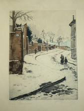 H.TOURNEUR XIX-XX EAU FORTE