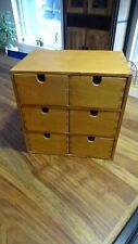FURNITURE CRAFT DRAWER CHEST OF DRAWERS SORTER HABERDASHERY WOOD STORAGE COMPARTMENT