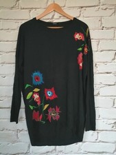 Blouse chemise femme DESIGUAL taille tunique. Paillettes oversize Etat neuf