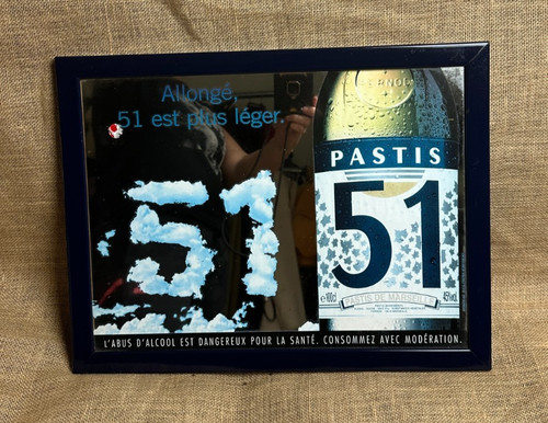 Miroir publicitaire pastis - publicitaire, 51