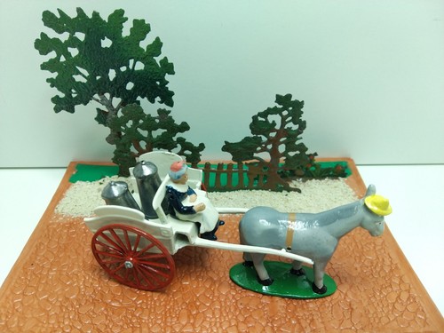 Diorama laitière en - diorama,